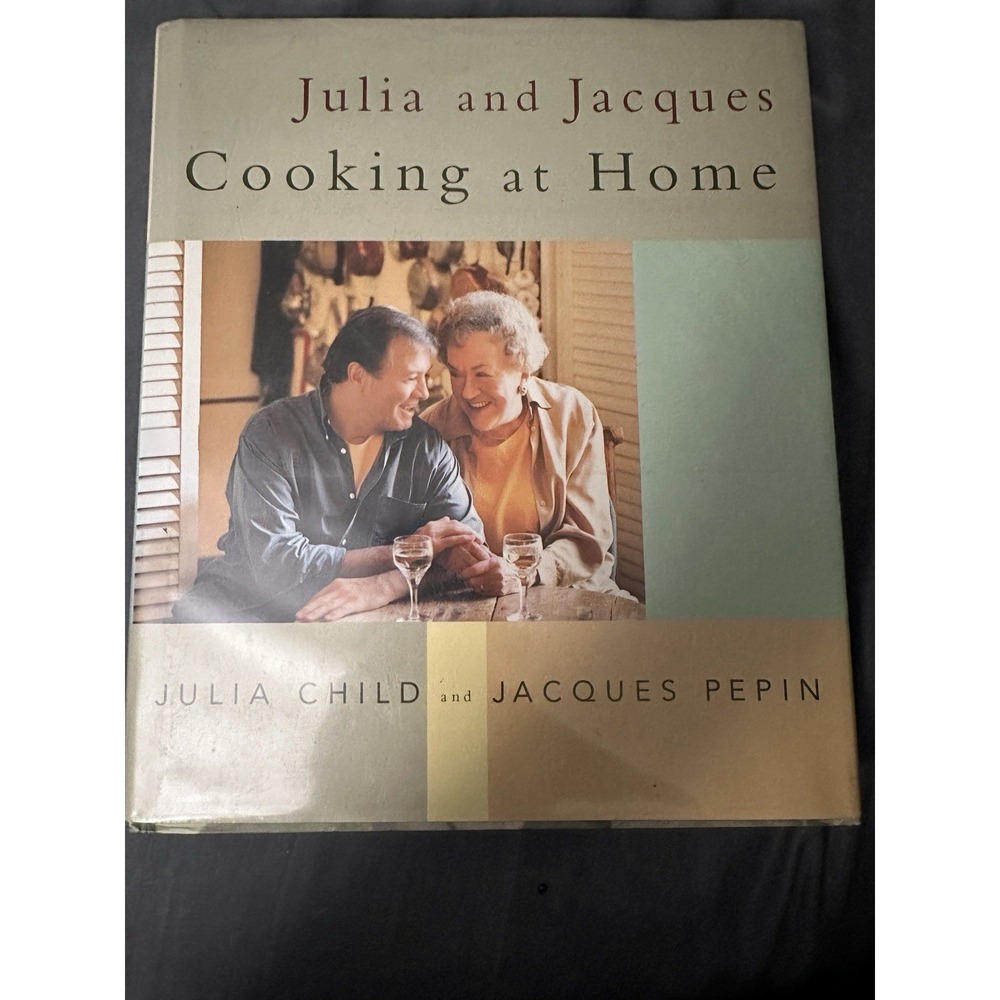 Julia and Jacques Cooking at Home by Julia Child‎ & Jacques Pepin 1999 HB/DJ